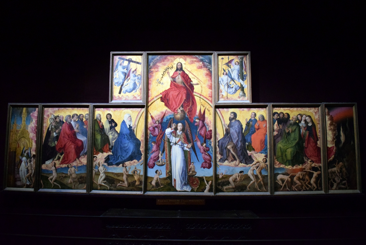 The altarpiece of the Last Judgement by Rogier van der Weyden. Photo by French Moments