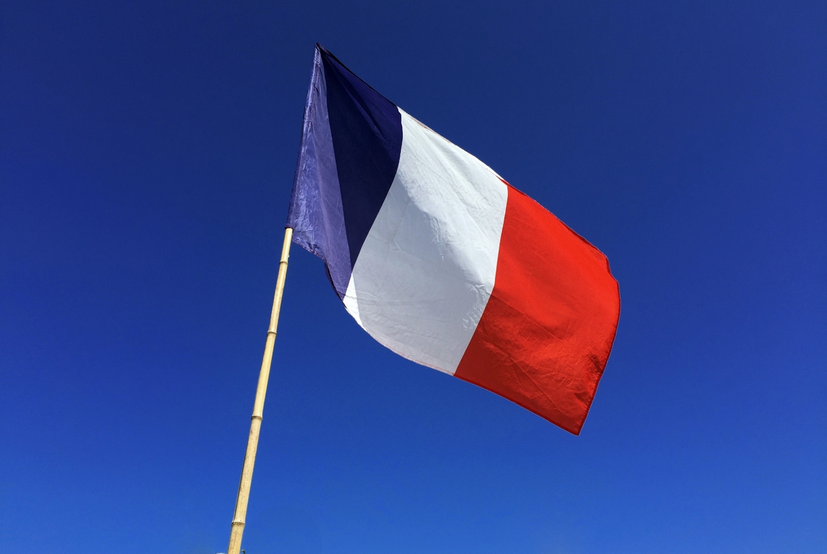 French flag at Heathfield © French Moments