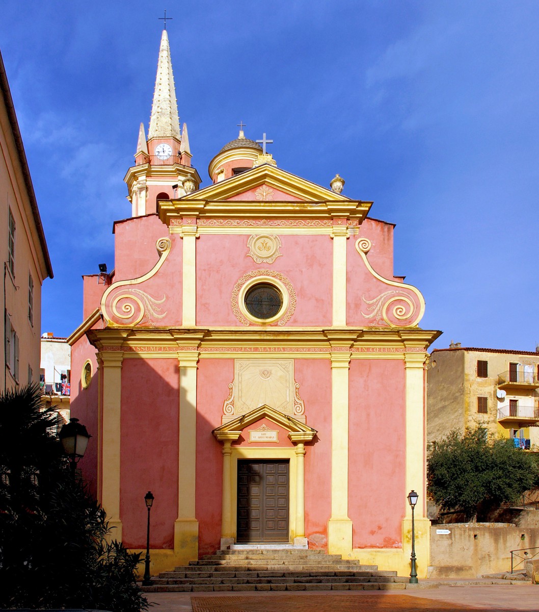 Sainte-Marie-Majeure church, Calvi © Pierre Bona - licence [CC BY-SA 3.0] from Wikimedia Commons