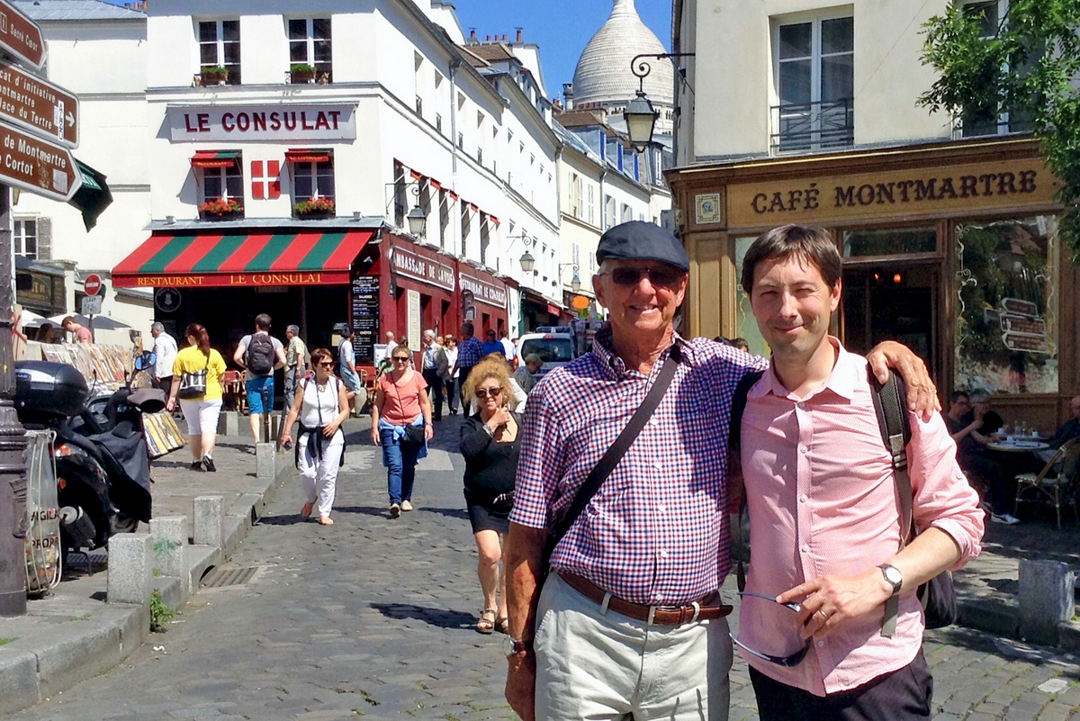 Pierre and Phil at Montmartre