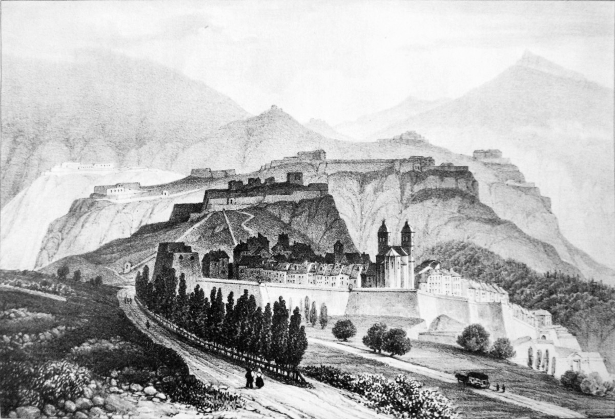 Briançon in the early 19th century