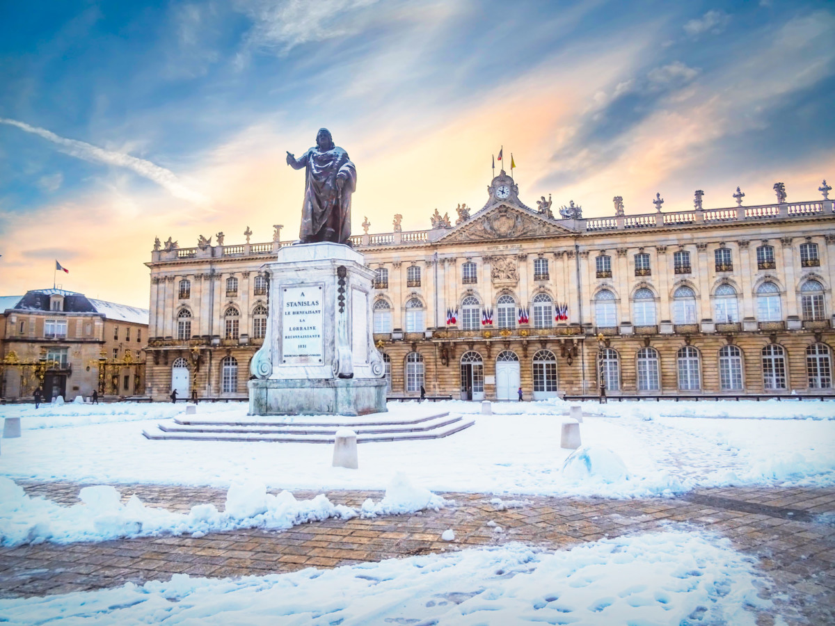 Seasons of the year in France - Nancy in the snow © French Moments
