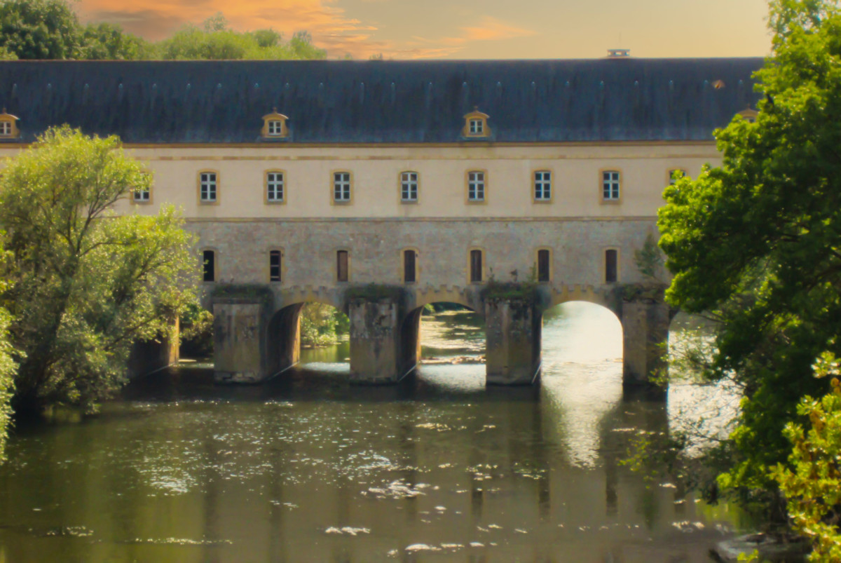 Thionville lock bridge. Photo Public Domain