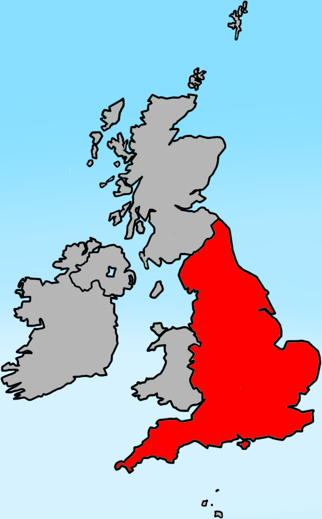 Map of England