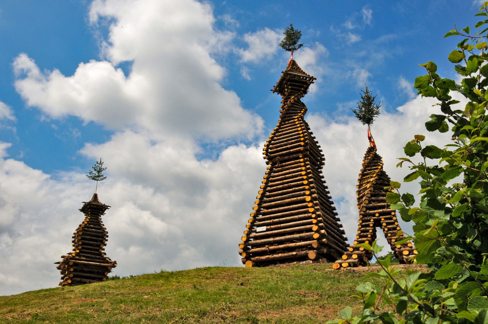 Midsummer fackels in the Saint-Amarin valley © Daniel Nussbaum