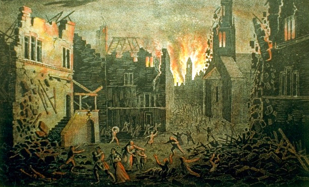 The fire following the Basel earthquake