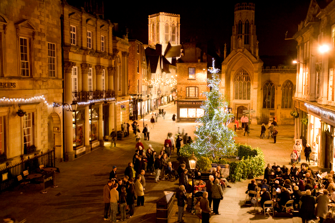 St Helen's Square at Christmas (from the Mansion House) © Gareth Buddo / Visit York