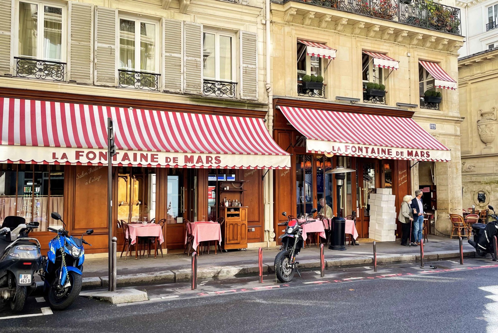 Parisian restaurants - La Fontaine de Mars © Ellen Corrandini