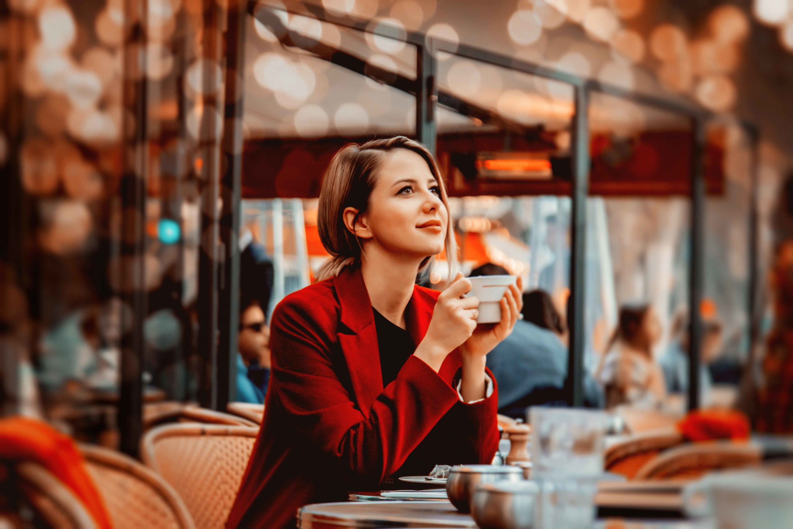 Coffee during Paris Walking Tours. Photo by Masson-Simon via Envato Elements