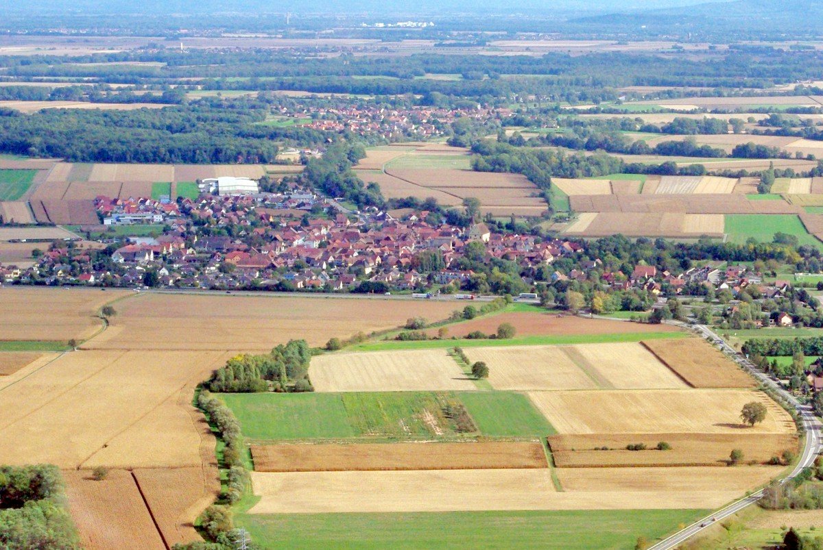 Around Colmar - Guémar from above © French Moments