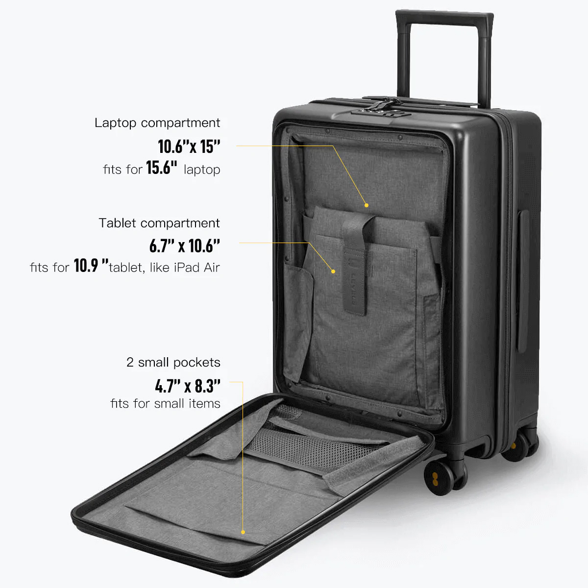 Level8 Road Runner Carry-on with Laptop Pocket
