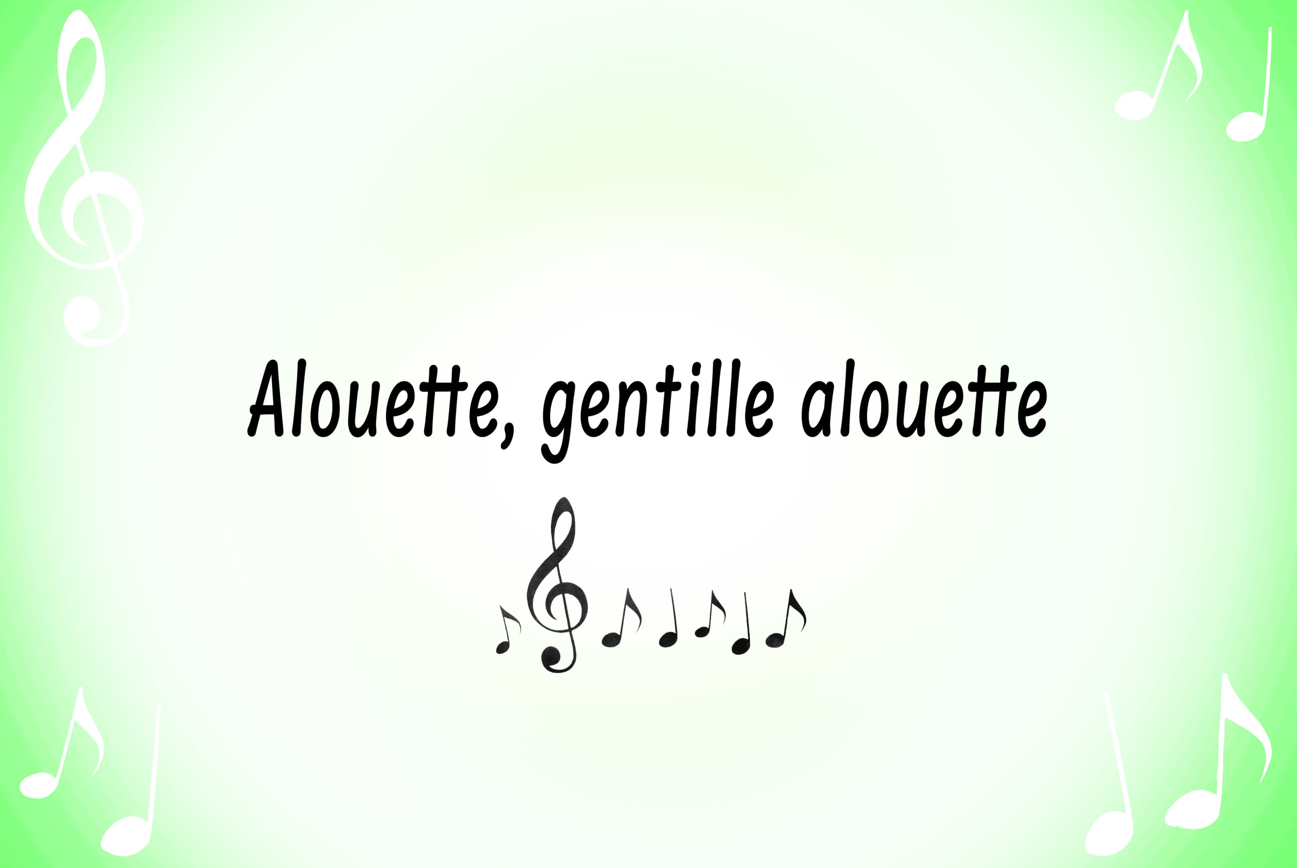 Alouette gentille alouette © French Moments