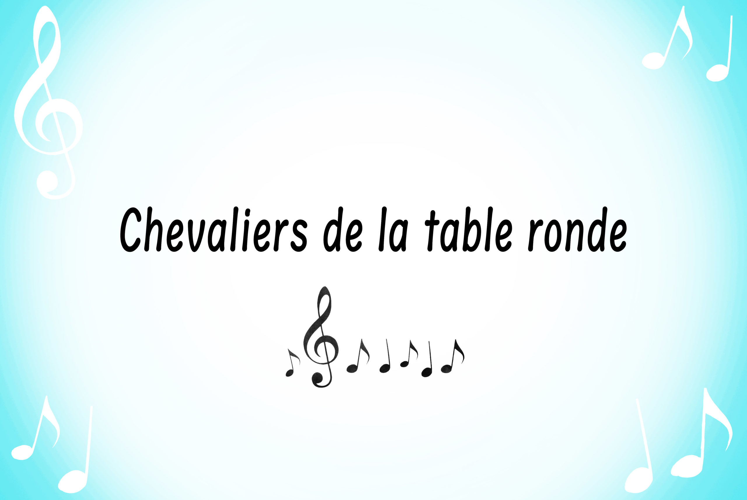 Chevaliers de la table ronde © French Moments