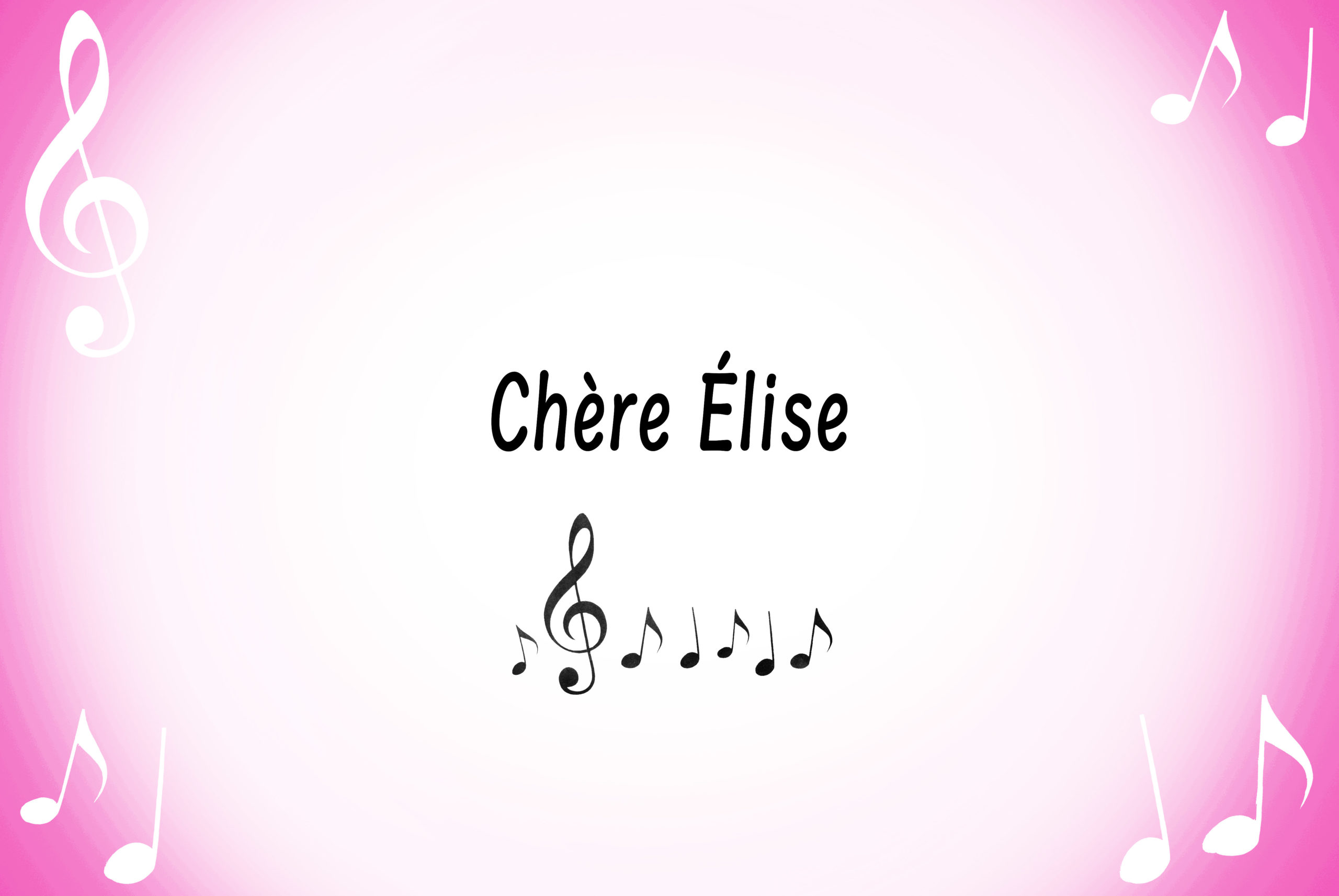 Chère Élise © French Moments