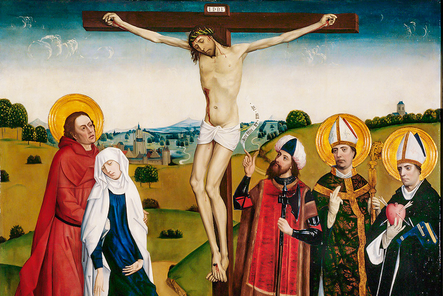 Crucifixion by Meister der Georgslegende circa 1490