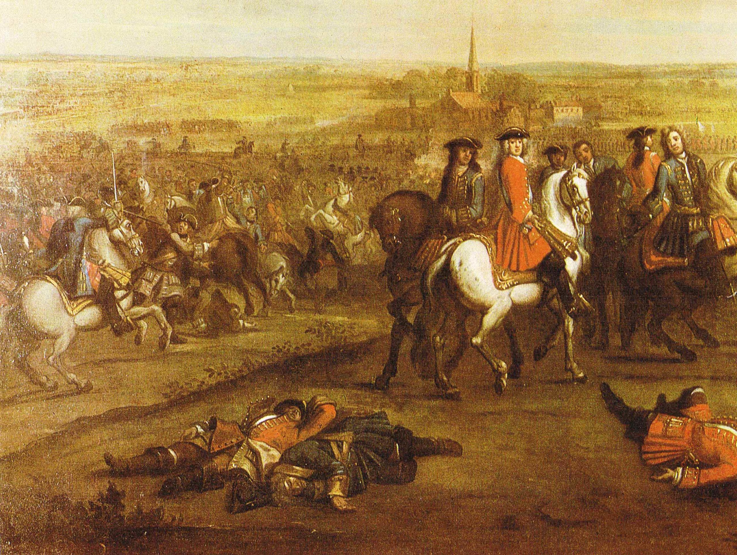Marlborough at the Battle of Ramillies, 1706