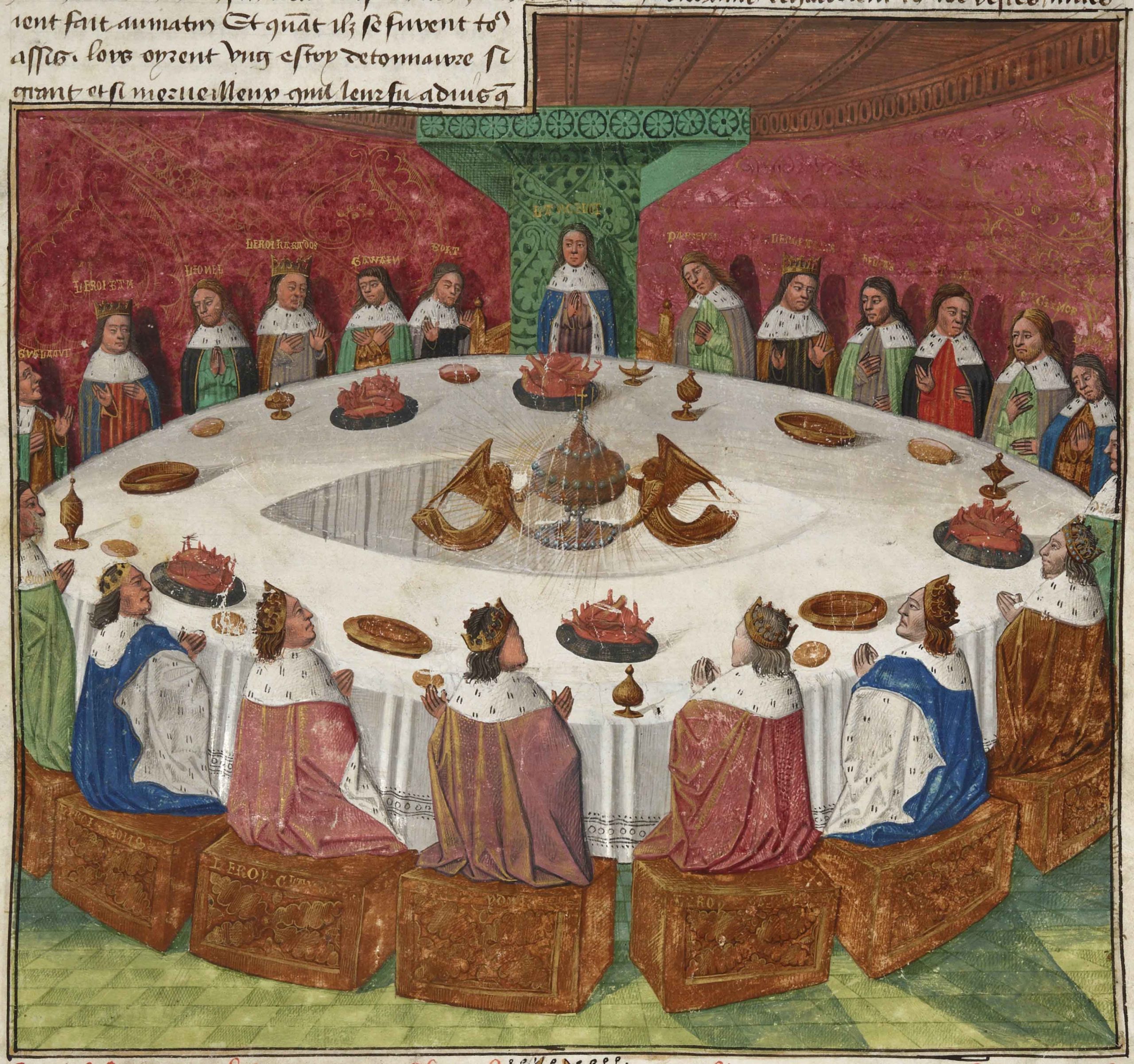Round Table reproduction from 1470