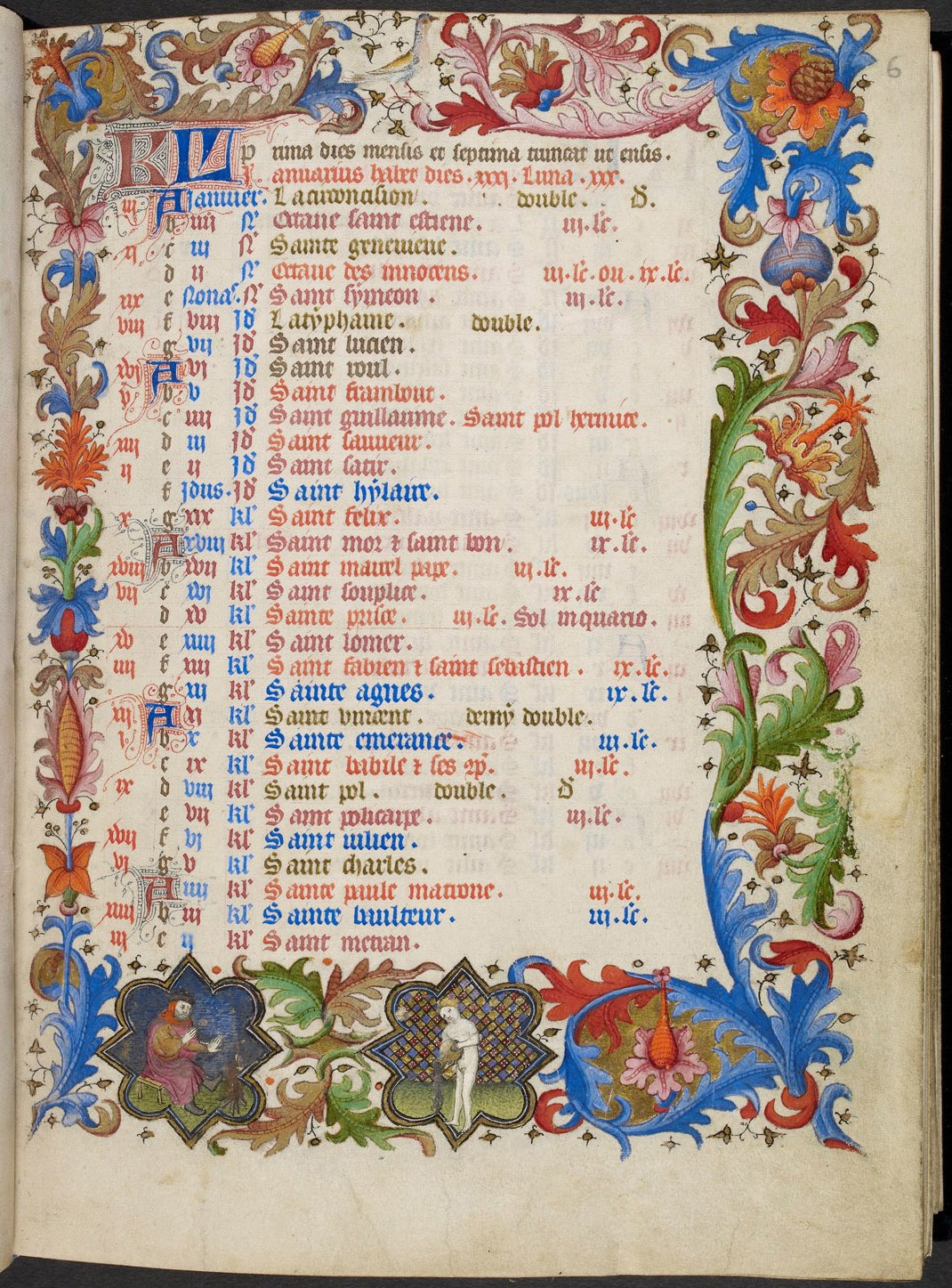 January Egerton Hours ci 1410