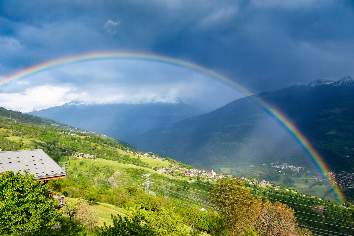 Rainbow over the Tarentaise © French Moments