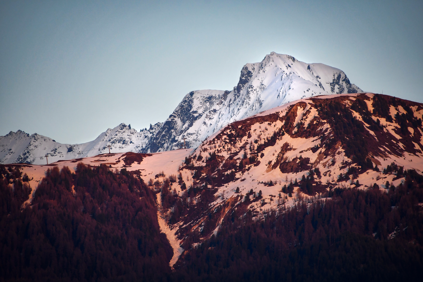 Twilights in the French Alps: Sommet de Bellecôte © French Moments