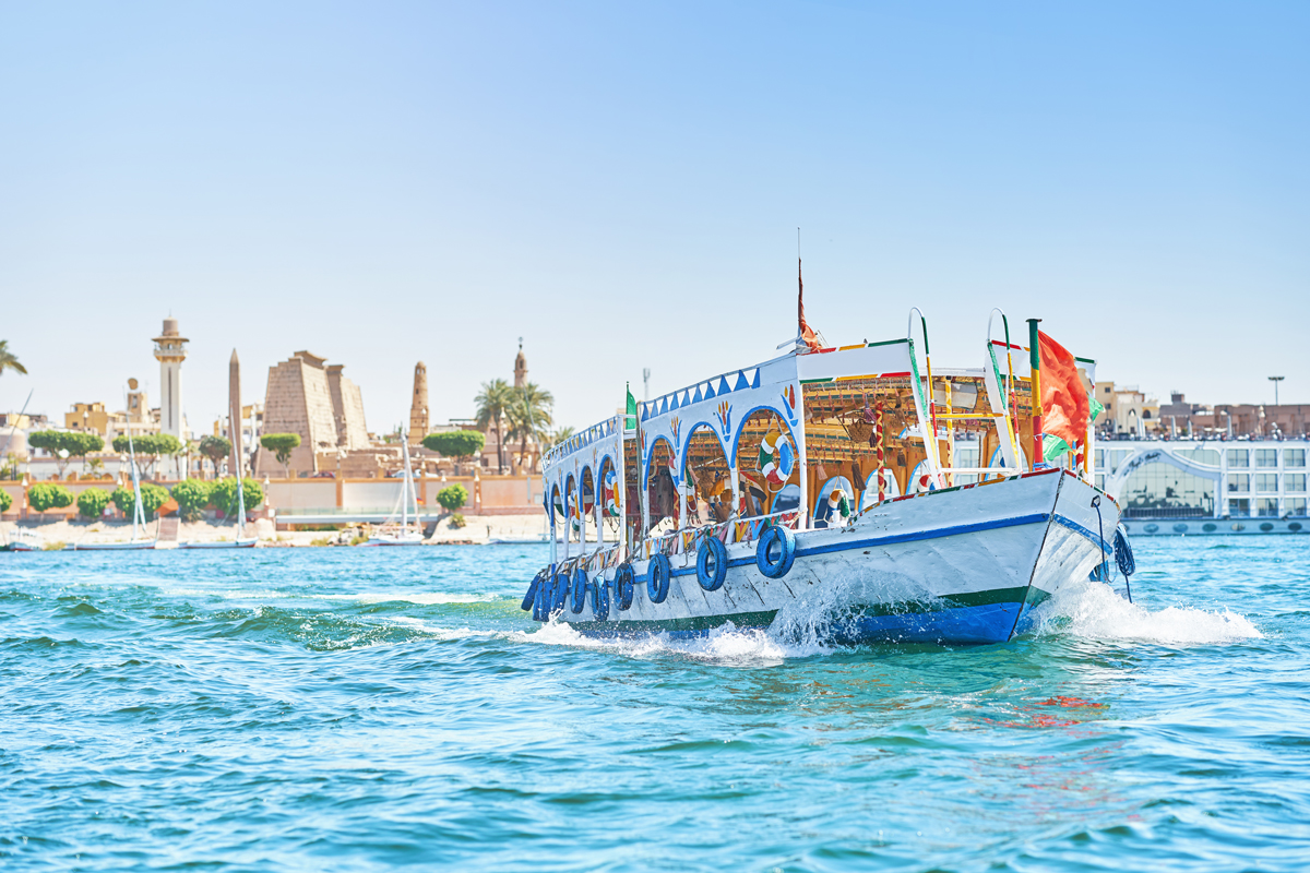 River cruises - The Nile at Luxor by macniak via Envato Elements