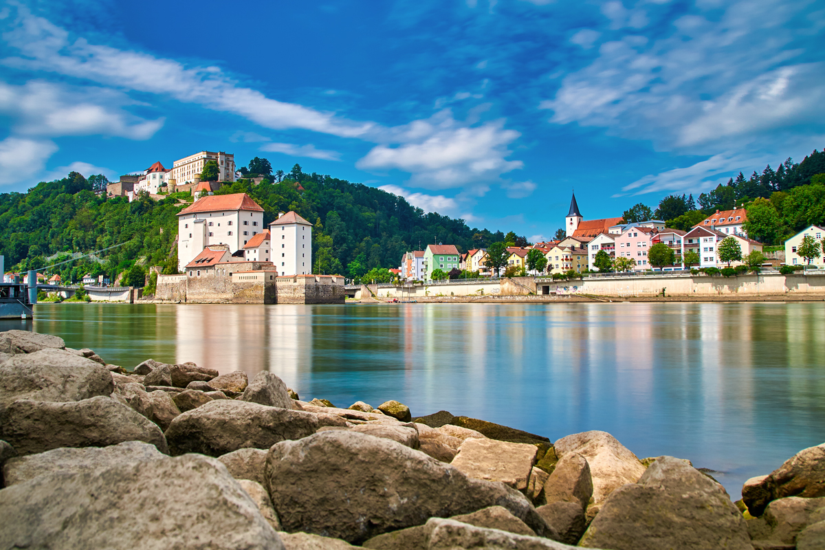 River cruises - Passau Germany by wirestock via Envato Elements