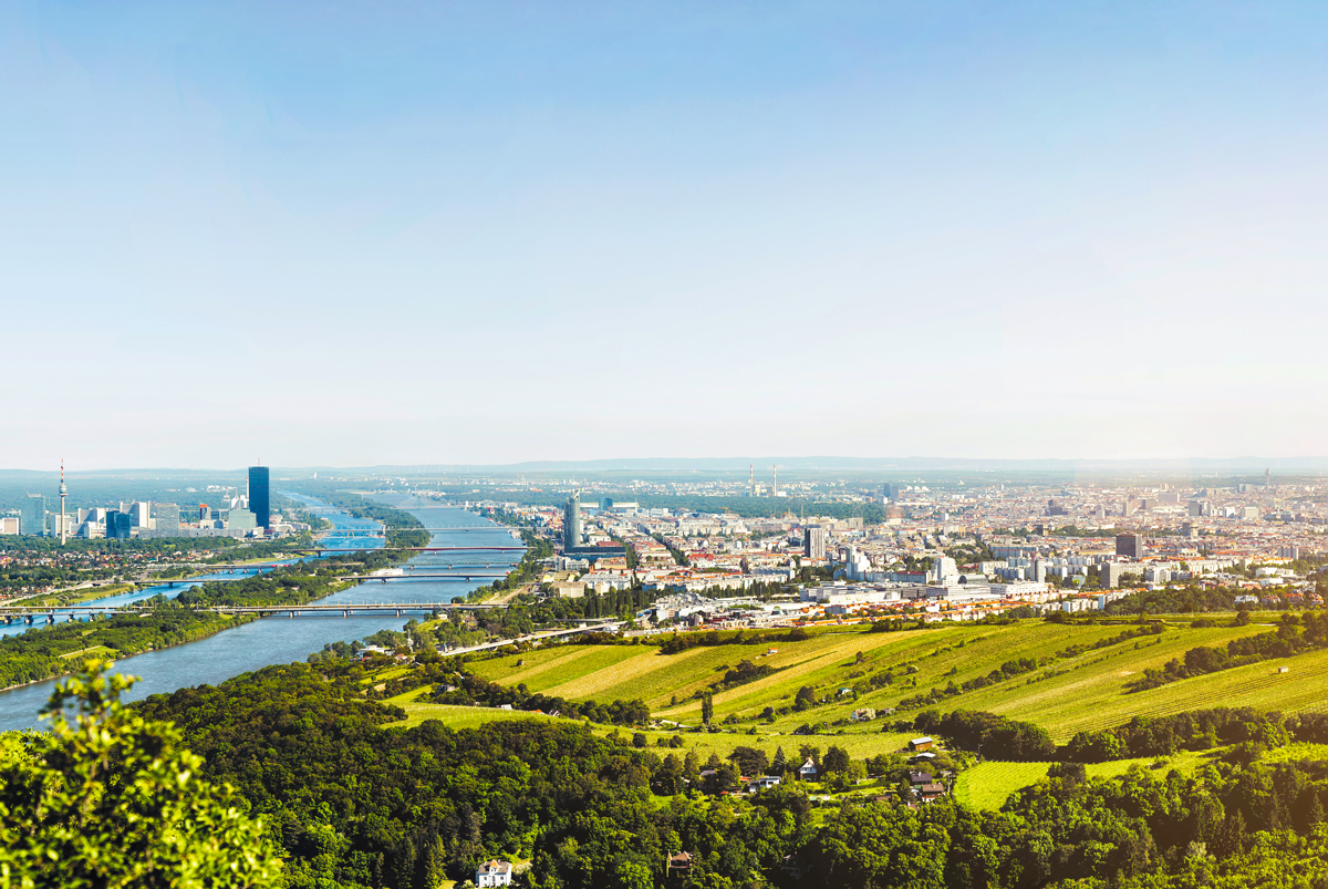 River cruises - Vienna from Kahlenberg by tommyandone via Envato Elements