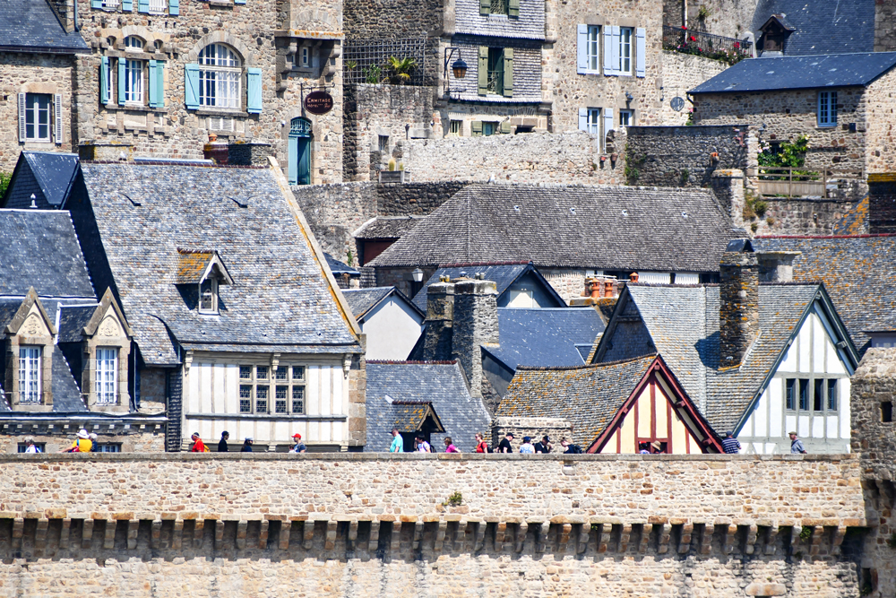Village of Le Mont-Saint-Michel © French Moments