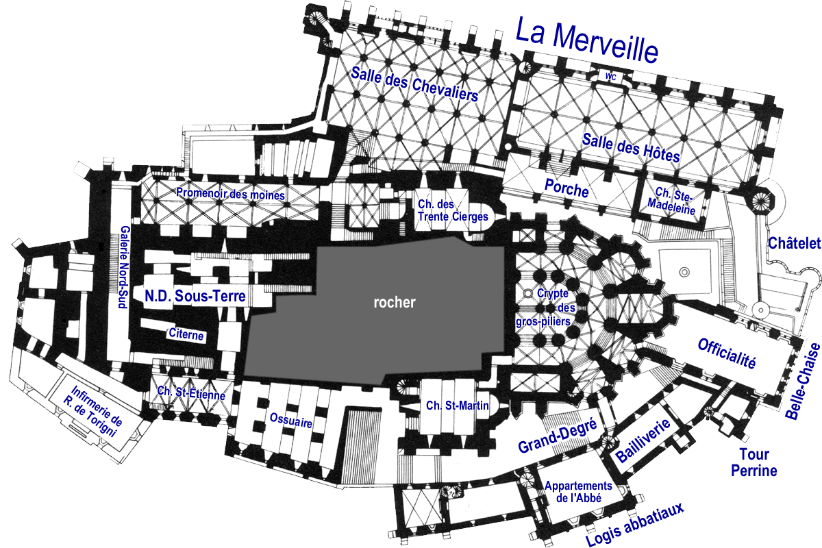 Floor map Level 2
[Public Domain via Wikimedia Commons]