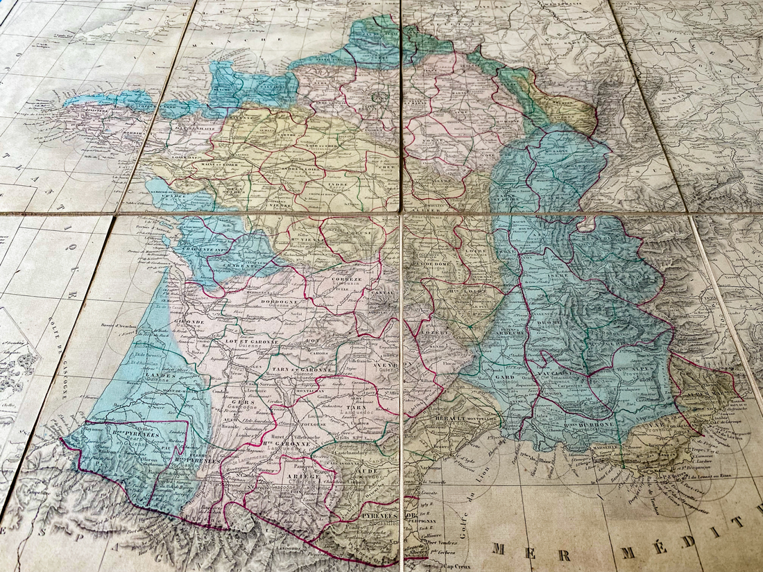 Maps of France - Cartes de Léo