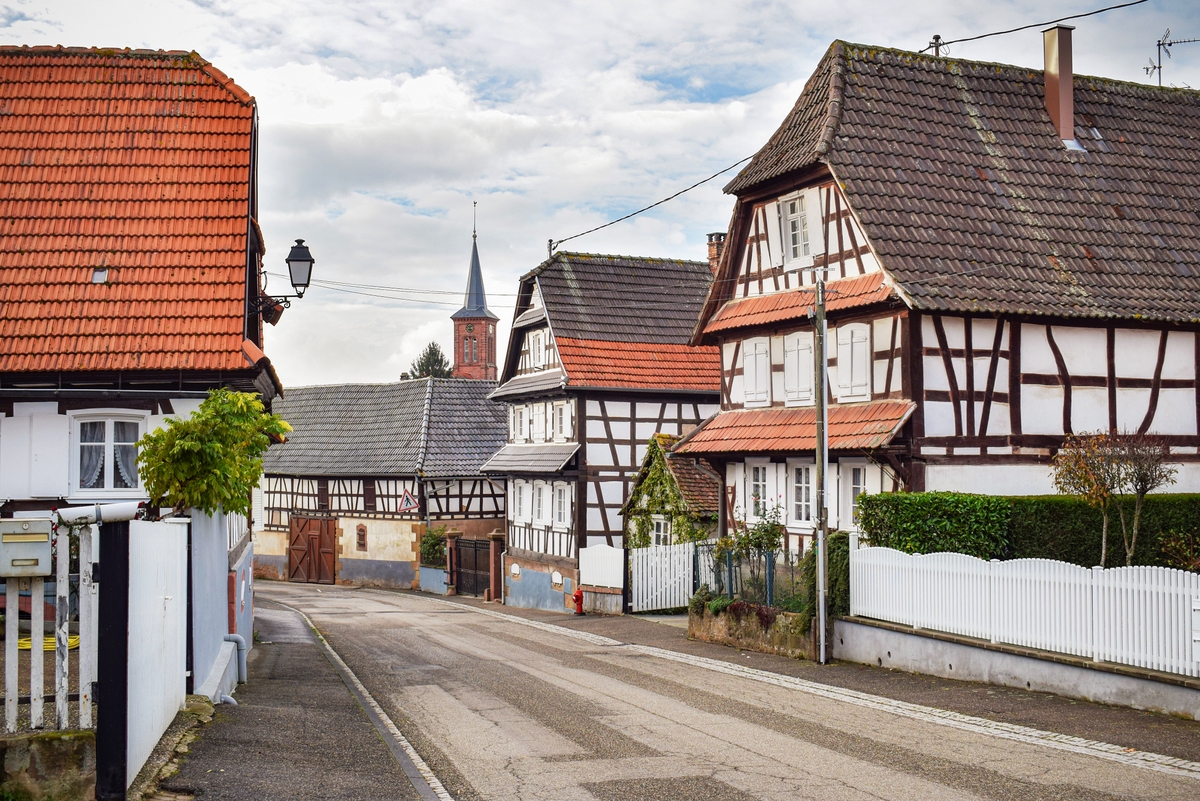 A general view of Hunspach, one of France's most beautiful villages in Alsace © French Moments