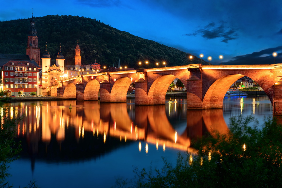 Heidelberg by night. Source: Depositphotos.com