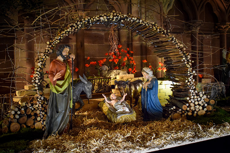 La crèche de Noël de la cathédrale de Strasbourg © French Moments