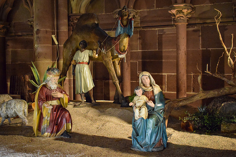 La crèche de Noël de la cathédrale de Strasbourg © French Moments