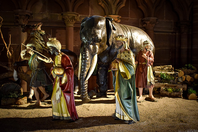 La crèche de Noël de la cathédrale de Strasbourg © French Moments