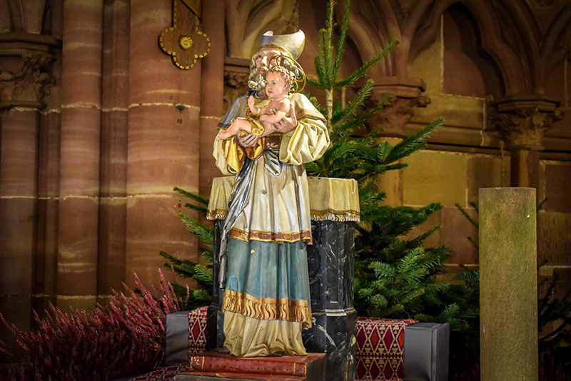 La crèche de Noël de la cathédrale de Strasbourg © French Moments