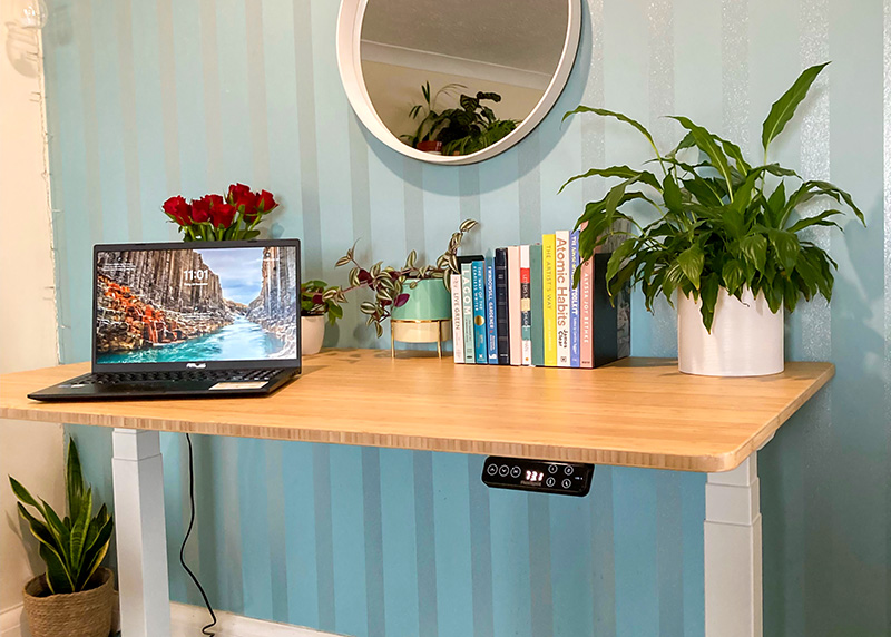 Height-adjustable desk - FlexiSpot E7 Pro copyright French Moments
