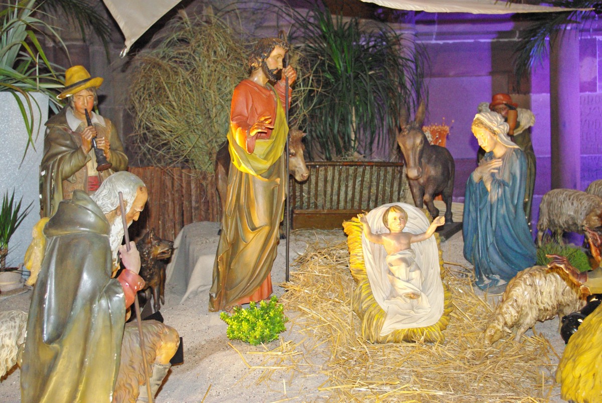 crèche de la cathédrale de Strasbourg