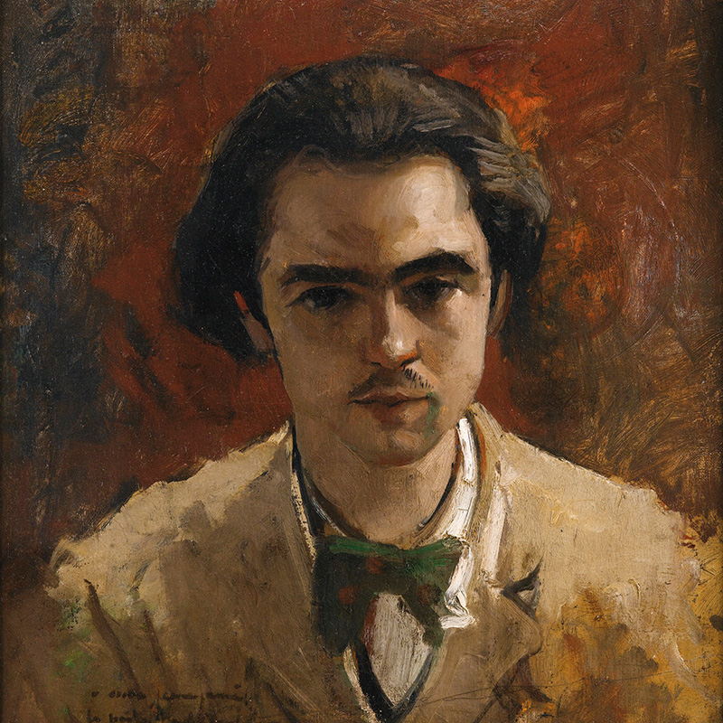 Paul Verlaine by Frédéric Bazille