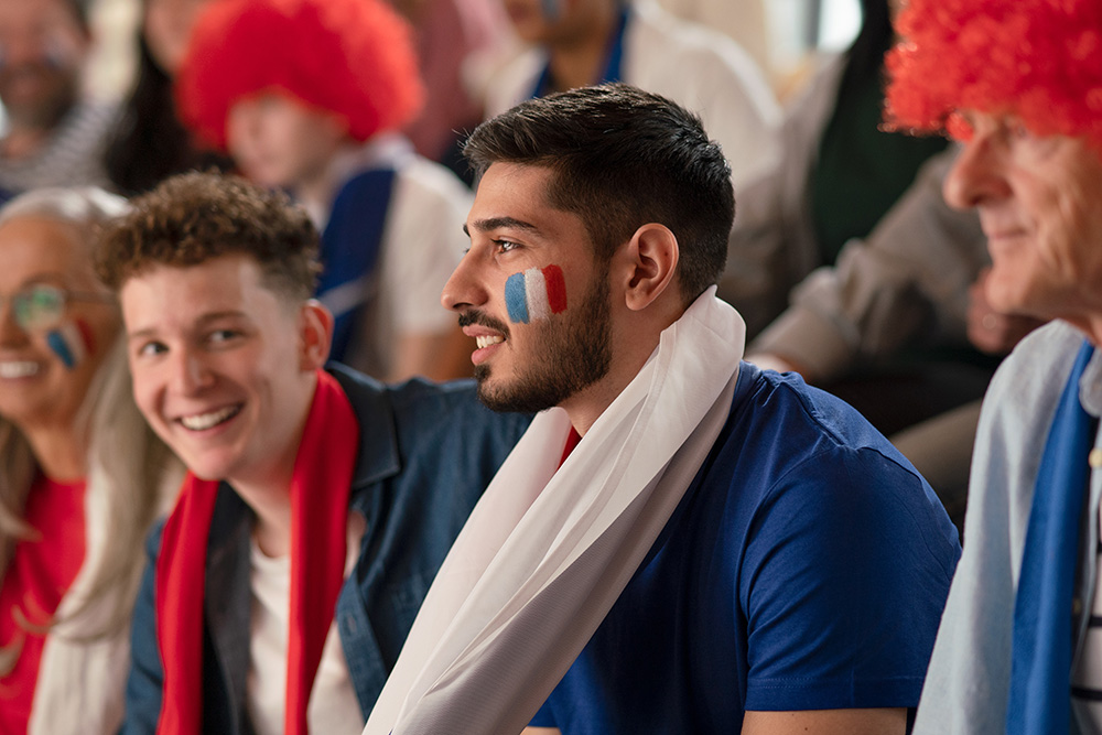 Rugby in France Fans. Photo by halfpoint via Envato Elements