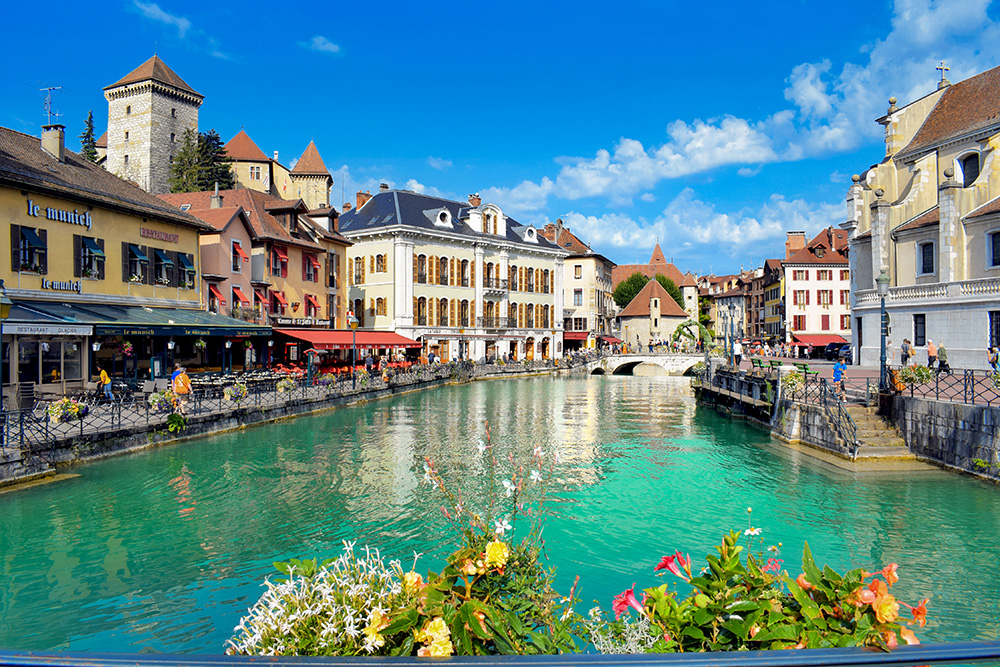 Towns in the French Alps - Annecy