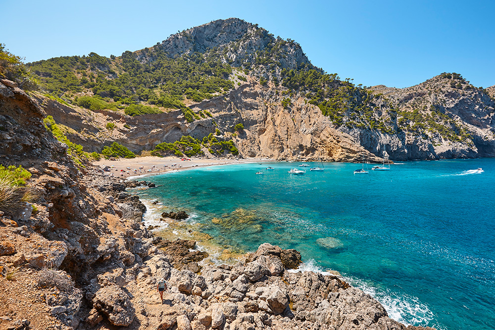 Mediterranean Cruise Experience. Mallorca Coll Baix Beach. Photo by ABBPhoto via Envato Elements