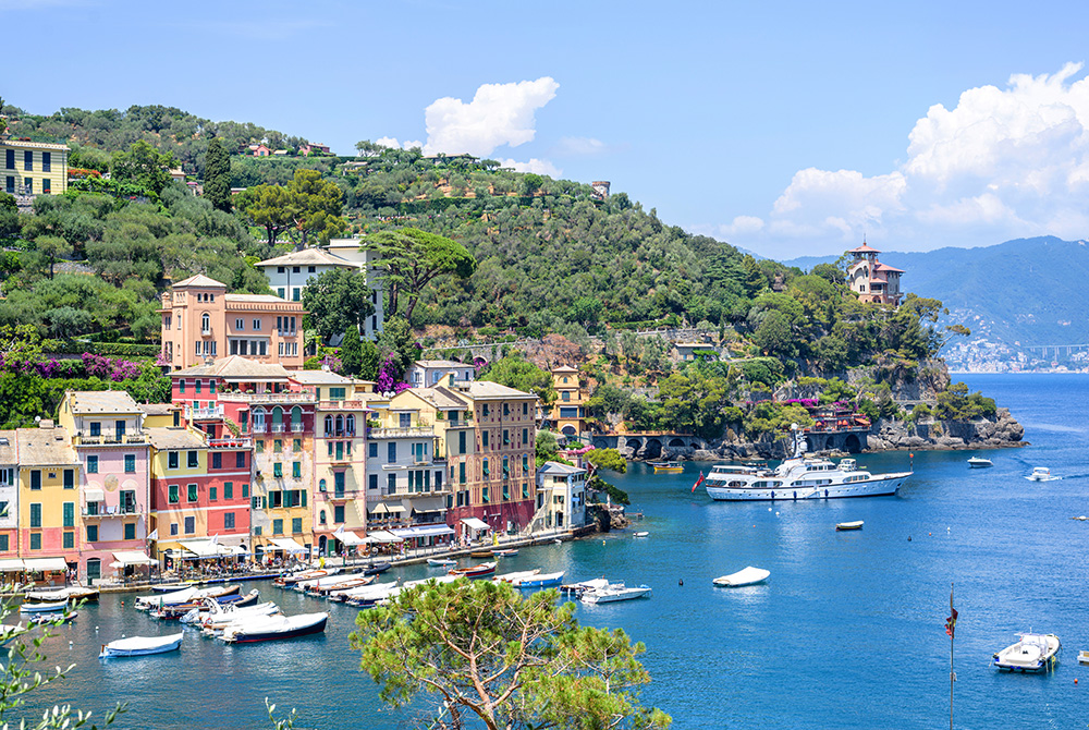 Mediterranean Cruise Experience. Portofino. Photo by frimufilms via Envato Elements