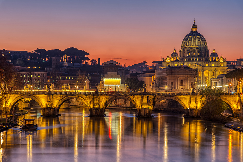 Mediterranean Cruise Experience. Rome. Photo by elxeneize via Envato Elements