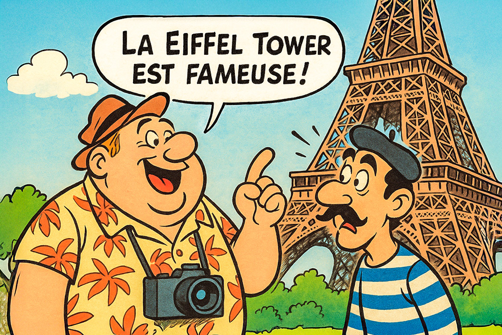 Célèbre vs Fameux. Image by OpenAI