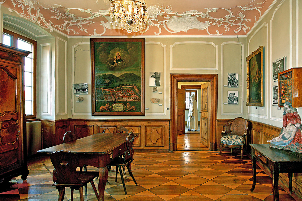 Chartreuse Salon Prieuré © Société d’histoire et d’archéologie de Molsheim et environs - licence [CC BY-SA 4.0] from Wikimedia Commons