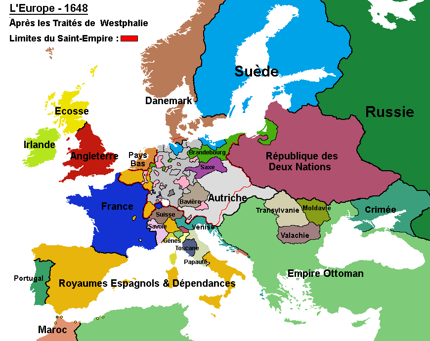 Europe post 1648 by Helio74100 - licence [CC BY-SA 4.0 Europe post 1648 by Helio74100 - licence [CC BY-SA 4.0
