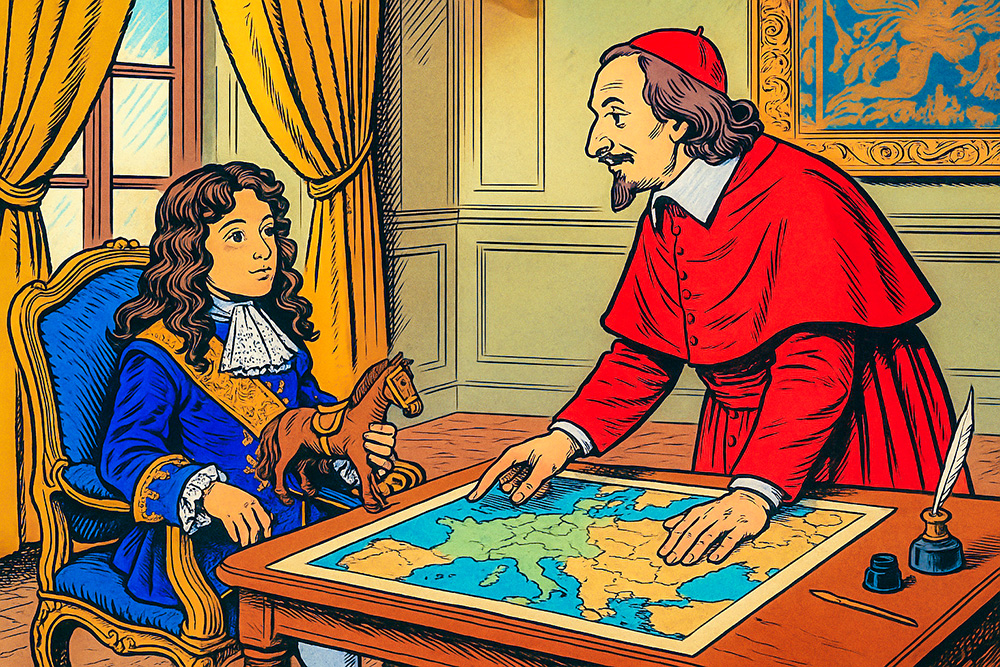 Louis XIV and Mazarin