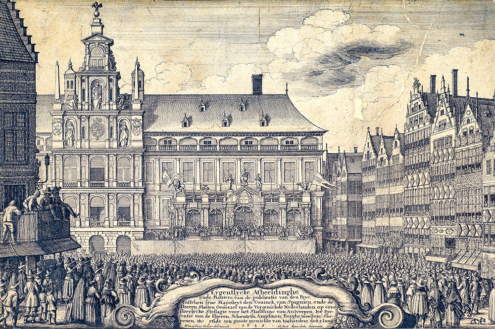 Proclamation des Traités de Westphalie à Münster Proclamation des Traités de Westphalie à Münster