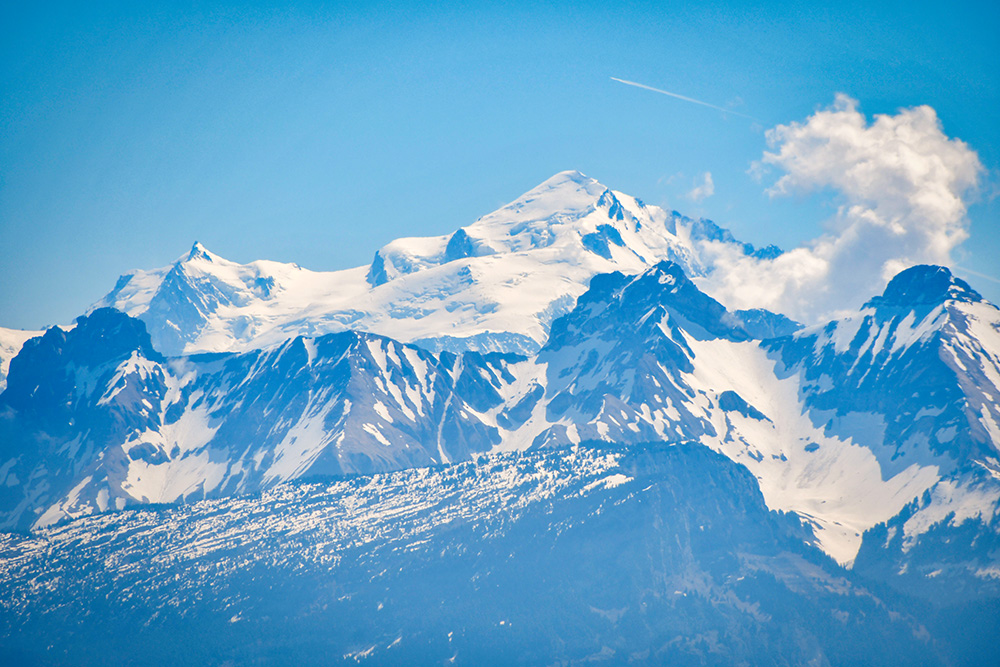 Mont Blanc from Col de la Croisette © French Moments